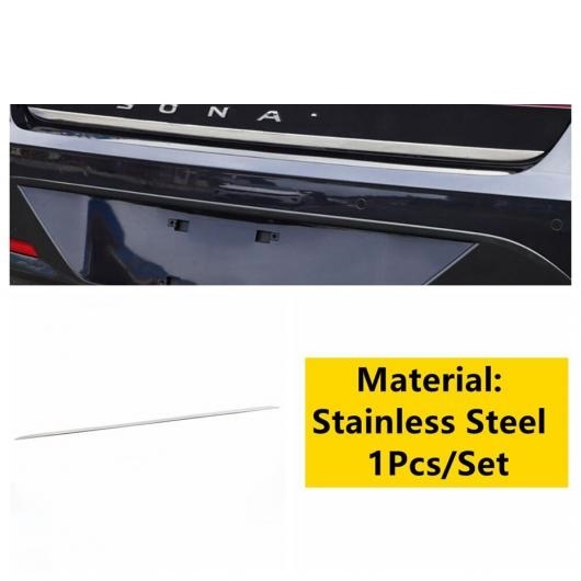 ステンレス スチール リア テール ドア テールゲート トランク ストリップ 装飾 カバー トリム 適用: ヒュンダイ/現代/HYUNDAI ソナタ DN8 2020-2022 アクセサリー エクステリア タイプB AL-OO-5407 AL