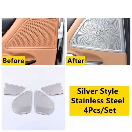 ステンレス スチール ドア オーディオ スピーカー ラウドスピーカー フレーム インテリア カバー トリム 適用: レクサス ES ES200 ES260 ES300 2018-2021 シルバー AL-OO-5415 ALの通販は 15,755円