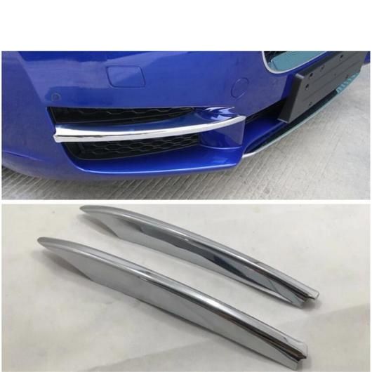 アクセサリー 適用: ジャガー/JAGUAR XE 2016-2019 バンパー フロント フォグライト フォグライト ランプ カバー トリム ABS クローム/カーボンファイバー エクステリア キット 光沢 AL-OO-5496 AL