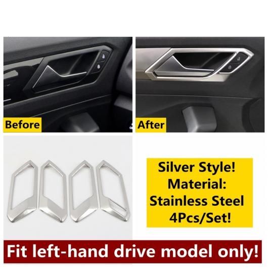 カップホルダー ウインドウ リフト ハンドル ボウル フレーム カバー トリム ステンレス スチール アクセサリー 適用: フォルクスワーゲン/VOLKSWAGEN T-ROC T ROC 2018-2021 タイプE AL-OO-5515 ALの通販は