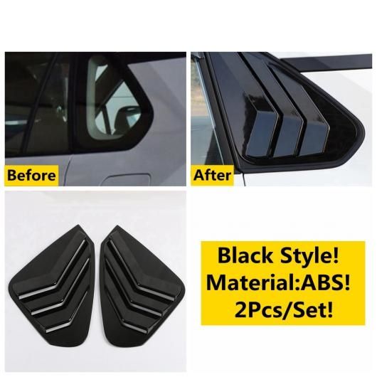 リア ウインドウ ローバー/ROVER スポイラー ベント カバー トリム 適用: トヨタ RAV4 RAV 4 XA50 2019-2022 ABS ブラック/カーボン調 アクセサリー ブラック AL-OO-5542 AL