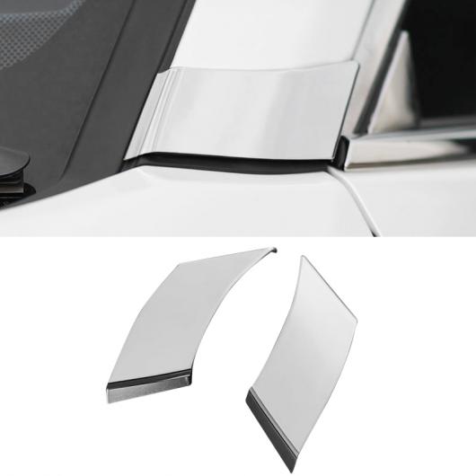 AL 適用: トヨタ RAV4 2019 2020 2021 2022 RAV 4 XA50 XA 50 ABS カーボンファイバー フロント ウインドウ A ピラー カバー トリム シルバー AL-OO-6243