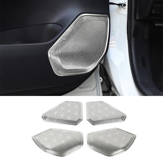 AL 適用: トヨタ RAV4 2019 2020 2021 2022 RAV 4 XA50 ステンレス スチール ドア サウンド ステレオ オーディオ ツイーター スピーカー シルバー AL-OO-6247