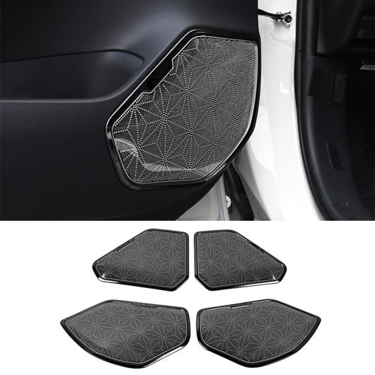 AL 適用: トヨタ RAV4 2019 2020 2021 2022 RAV 4 XA50 ステンレス スチール ドア サウンド ステレオ オーディオ ツイーター スピーカー ブラック AL-OO-6247