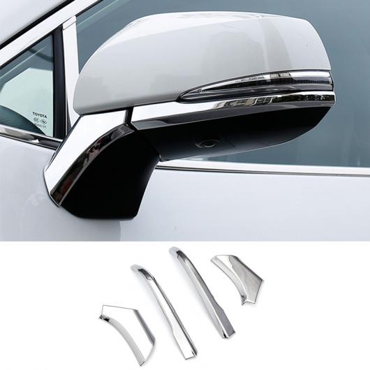 AL 適用: トヨタ RAV4 XA50 2019 2020 2021 2022 RAV 4 XA 50 バックミラー ミラー サイド モールディング カバー トリム ABS シルバー AL-OO-6257