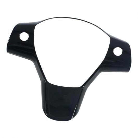 AL 適用: テスラ/TESLA モデル 3 Y 2017-2020 2021 2022 MODEL3 ABS プラスチック ステアリング ホイール トリム カバー フレーム ブラック AL-OO-6444