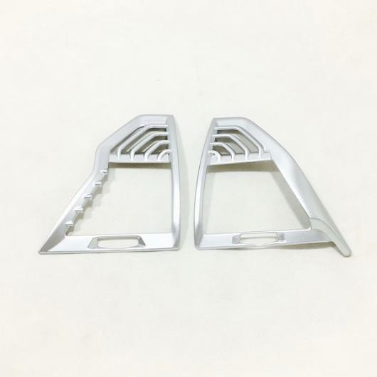適用: BMW X3 G01 X4 G02 2018 2019 ABS マット カーボン ファイバー 左ハンドル 右 通気口 カバー トリム アクセサリー 2ピース シルバー AL-OO-6859 AL