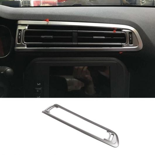 適用: シトロエン/CITROEN C4 2016 ABS クローム フロント スモール 通気口 装飾 カバー インテリア モールディング トリム シェル アクセサリー ミドル 通気口 AL-OO-6885 AL