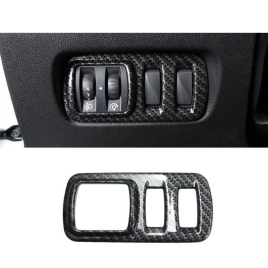 AL 適用: ルノー/RENAULT カジャー 2015 2016 2017-2019 カバー 保護 スティック トリム カーボン ファイバー ヘッドライト スイッチ AL-OO-7030の通販は