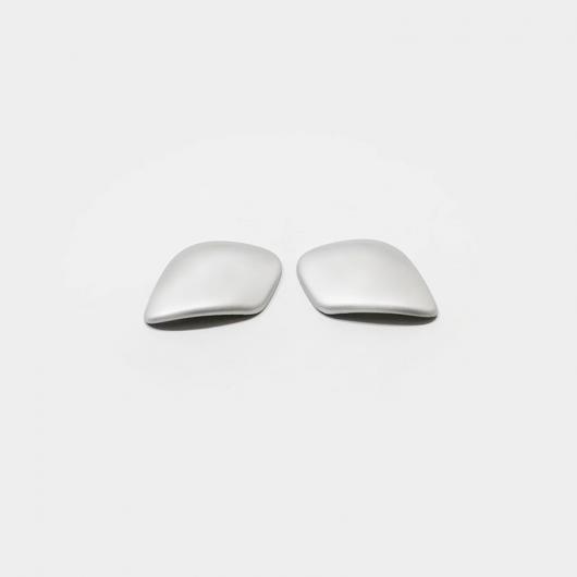ABS カーボン マット ギア シフト レバー ノブ ハンドル カバー カバー トリム 適用: フォルクスワーゲン/VOLKSWAGEN VW テラモント アトラス 2017-2021 2ピース シルバー AL-OO-7101 AL