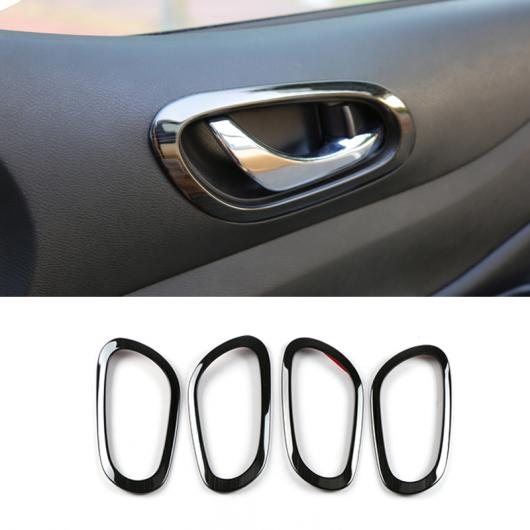 適用: 日産 ナバラ 2017 2018 2019 2020 ステンレス ブラック リア リード ランプシェード カバー トリム ステッカー アクセサリー インナー ドア ボウル AL-OO-7252 ALの通販は