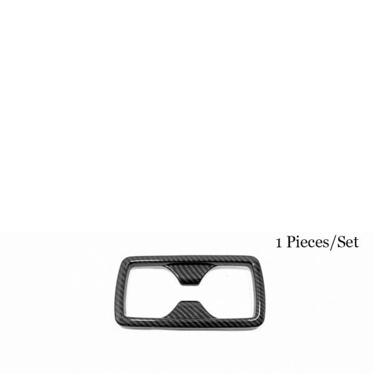 適用: トヨタ ハイランダー 2020 2021 2022 ABS カーボンファイバー ギア シフト レバー ノブ ハンドル カバー トリム インテリア アクセサリー リア カップ フレーム AL-OO-7253 AL
