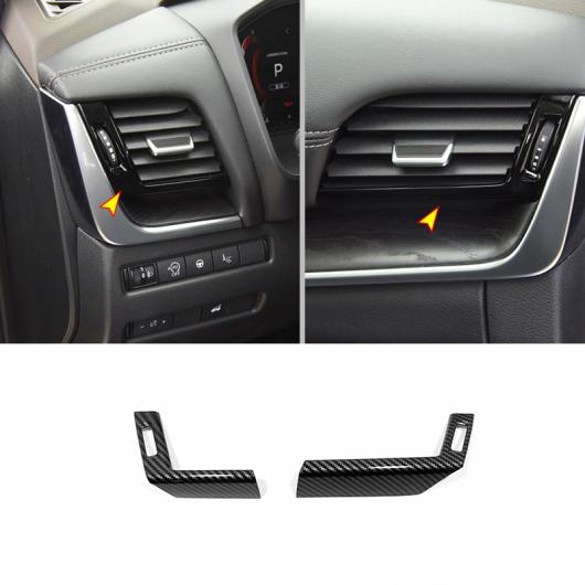 適用: 日産 ローグ X-トレイル T33 2021 2022 ABS カーボンファイバー ステアリング ホイール スイッチ ボタン カバー トリム インテリアの通販は