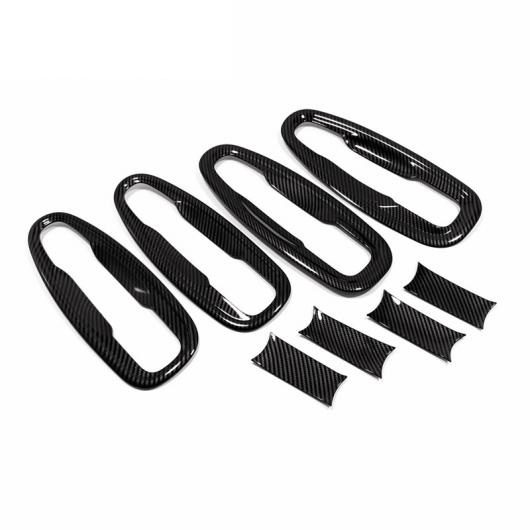 適用: トヨタ ランドクルーザー プラド FJ150 150 2010-2019 2020 サイド ドア ハンドル ボウル インテリア ステッカー トリム カバー スタイリング アクセサリー カーボン タイプ 1 AL-OO-7343 ALの通販は