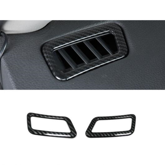 AL カップホルダー カバー フレーム パネル トリム ABS カーボンファイバー 適用: 日産 X-トレイル T32 ローグ 2014-2018 スモール エア AL-OO-7384