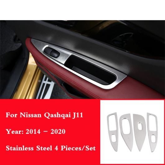 ステンレス スチール レギュレーター 装飾 フレーム 適用: 日産 キャシュカイ J11 2014-2016 X-トレイル エクストレイル T32 2013-2015 /セット A AL-OO-7402 ALの通販は