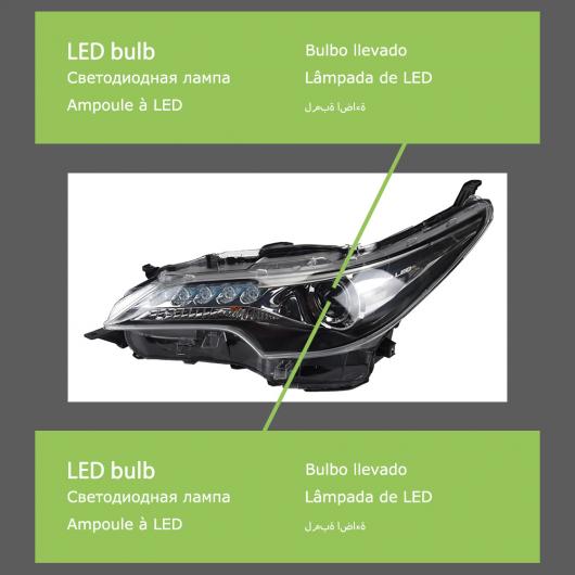 ヘッド ランプ 適用: フォーチュナ LED ヘッドライト 2016-2021 ヘッドライト フォーチュナ DRL ウインカー ハイ ビーム エンジェル アイ プロジェクター レンズ オール LED ヘッドライト AL-OO-7853 AL