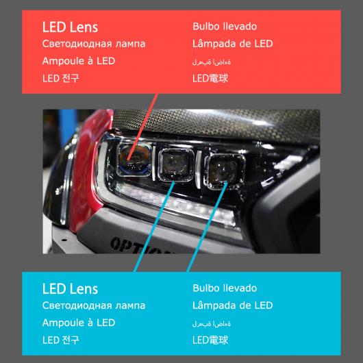 ヘッド ランプ 適用: フォード/FORD レンジャー LED ヘッドライト 2016-2021 ヘッドライト レンジャー DRL ウインカー ハイ ビーム エンジェル アイ プロジェクター レンズ フル LED AL-OO-7964 ALの通販は 306,449円