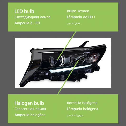 ヘッド ランプ 適用: ランダー クルーザー LED ヘッドライト ヘッドライト ランダー クルーザー DRL ウインカー ハイ ビーム エンジェル アイ プロジェクター レンズ 1 セット AL-OO-7971 ALの通販は