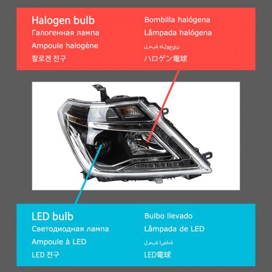 ヘッド ランプ 適用: 日産 パトロール LED ヘッドライト 2013-2016 ヘッドライト Y62 DRL ウインカー ハイ ビーム エンジェル アイ プロジェクター レンズ ノーマル シグナル AL-OO-7973 AL