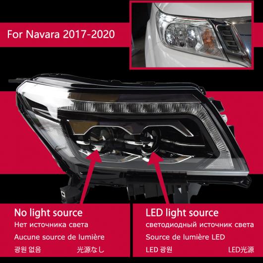 ヘッド ランプ 適用: ナバラ NP300 LED ヘッドライト 2015-2020 ヘッドライト NP300 DRL ウインカー ハイ ビーム エンジェル アイ プロジェクター レンズ ローバルブ含まない AL-OO-8096 AL