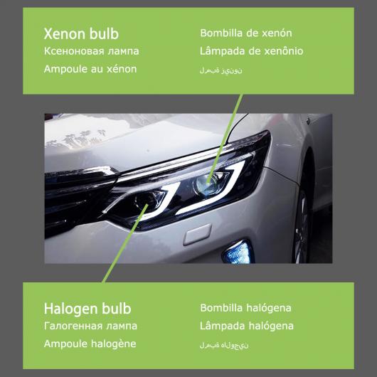 ヘッド ランプ 適用: トヨタ カムリ LED ヘッドライト 2015-2017 ヘッドライト カムリ DRL ウインカー ハイ ビーム エンジェル アイ プロジェクター レンズ キセノン AL-OO-8220 AL