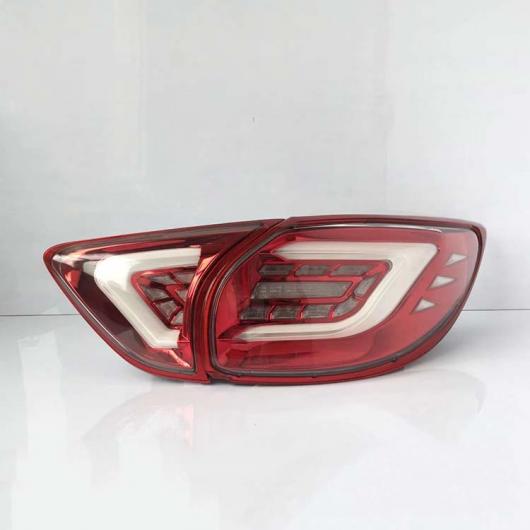 テール ライト 適用: マツダ CX-5 テールライト LED テール ランプ リア トランク ランプ カバー DRL+シグナル+ブレーキ+リバース レッド AL-OO-8304 AL
