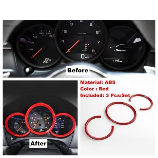 レッド インテリア AC エア/リフト ボタン/ヘッド/リード ランプ/カップホルダー カバー トリム 適用: ポルシェ/PORSCHE マカン タイプF AL-OO-9030 AL