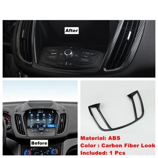 カーボン調 フロント フォグ ランプ/ダッシュボード エア AC/ドア ボウル/ギア ボックス パネル カバー トリム 適用: フォード/FORD タイプK AL-OO-9052 ALの通販は