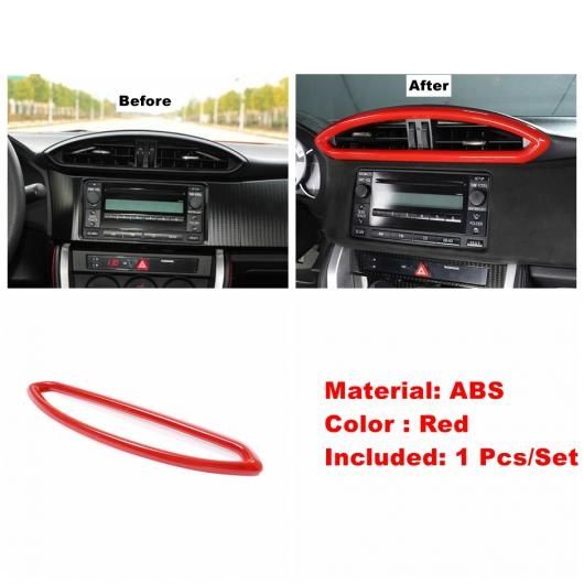レッド エア AC/ドア ハンドル ボウル/リフト ボタン/ギア/セントラル コントロール パネル カバー トリム 適用: スバル BRZ/トヨタ タイプI AL-OO-9127 AL