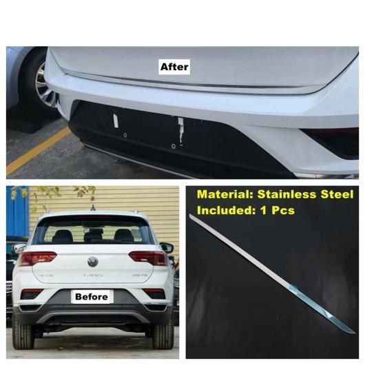 リア トランク テール ドア メンバー ＆ アッパー テールゲート オーバーレイ ストリップ カバー トリム 適用: タイプC AL-OO-9165 ALの通販は