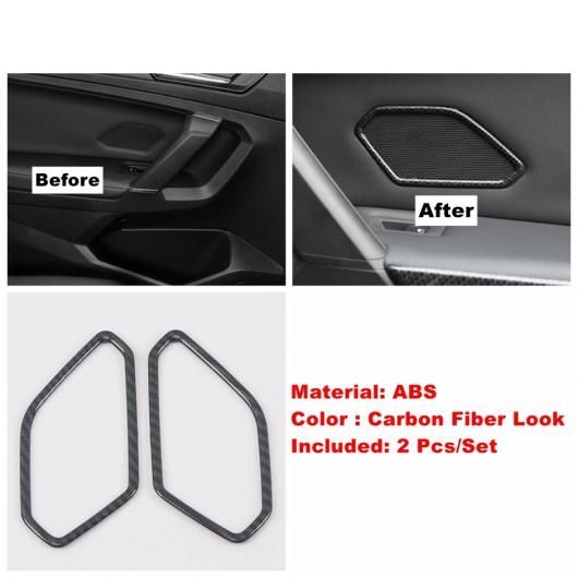 ダッシュボード エア AC ドア スピーカー リフト ボタン パネル カバー トリム 適用: VW ティグアン MK2 2016-2022 カーボン調 タイプE AL-OO-9166 AL
