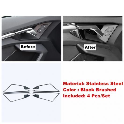 ブラック模様 ドア ボウル カップホルダー ギア ボックス パネル カバー トリム 適用: アウディ/AUDI A3 8Y セダン スポーツバック 2021 タイプC AL-OO-9326 ALの通販は