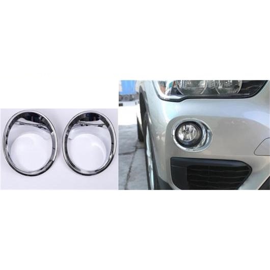 ABS クローム/ブラック フロント フォグライト ランプ フレーム リング カバー トリム 適用: BMW X1 F48 2016 2017 2018 2019 アクセサリー クロム AL-OO-9381 ALの通販は