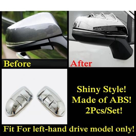 ABS クローム/カーボン調 アクセサリー サイド ウイング バックミラー ミラー キャップ カバー トリム エクステリア 適用: スズキ アクロス 2021 シャイニースタイル AL-OO-9561 AL