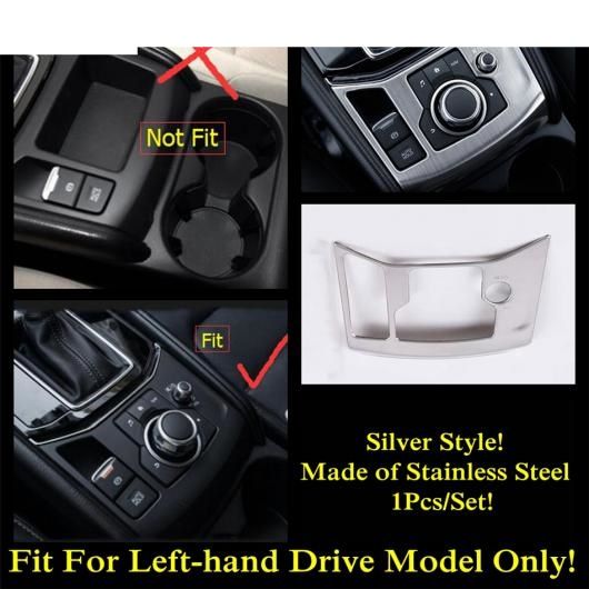 ドア アームレスト パネル ハンドル ボウル ギア フレーム カップホルダー カバー トリム キット 適用: マツダ CX-5 2017-2022 ステンレス スチール アクセサリー モデル J AL-OO-9567 AL