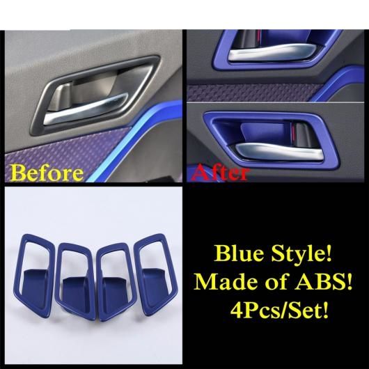 ブルー ABS アクセサリー エアコン AC 吹き出し口 /ルーフ リード ライト ランプ カバー トリム 適用: トヨタ C-HR CHR 2016-2022 モデル E AL-OO-9603 AL