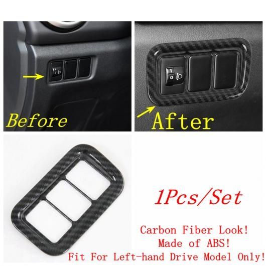 ヘッド ライト シフト ギア パネル ダッシュボード エア AC 吹き出し口 カバー トリム インテリア 適用: 三菱 ASX 2020 2021 ABS カーボンファイバー アクセサリー モデル A AL-OO-9650 AL