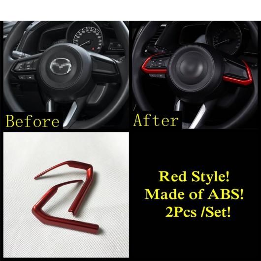 レッド アクセサリー 適用: MAZDA3 2014-2018 ウインドウ リフト ホイール ギア パネル ダッシュボード AC エア ハンドル ボウル カップホルダー カバー トリム モデル B AL-OO-9721 ALの通販は 7,511円