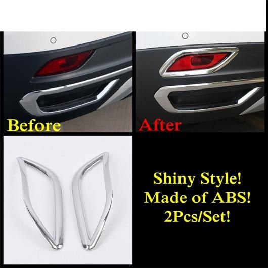 適用: VW フォルクスワーゲン/VOLKSWAGEN T-クロス T クロス 2019-2022 バック テール リア フォグライト フレーム インテリア カバー トリム ABS クローム アクセサリー エクステリア タイプA AL-PP-0054 AL