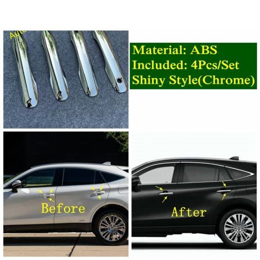 クローム フロント フォグライト ハンドル リア ウインドウ スポイラー バックミラー ミラー ストライプ カバー トリム 適用: トヨタ ヴェンザ/ハリアー 2021 2022 タイプB AL-PP-0185 ALの通販は 11,702円