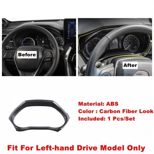 ダッシュボード エア AC ドア ハンドル ボウル リフト ボタン ギア ヘッド カバー トリム 適用: トヨタ ヴェンザ/ハリアー 2021 2022 アクセサリー カーボンファイバー タイプJ AL-PP-0189 ALの通販は