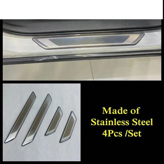 ステンレス スチール リア トランク バンパー プロテクター ドア シル カバー トリム 適用: トヨタ カローラ クロス 2021 2022 オート スタイリング アクセサリー タイプB AL-PP-0277 AL