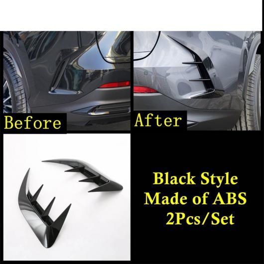 2ピース ABS クローム リア フォグライト フレーム テール ランプ カバー トリム アクセサリー エクステリア 適用: レクサス NX 260 350H NX260 NX350H 2022 2023 タイプB AL-PP-0310 AL