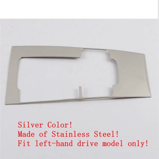 ステンレス スチール セントラル コントロール カバー ギア シフト パネル フレーム トリム インテリア 適用: アズカラ ジーリー タイプ008 AL-OO-4727 AL ギア シフト ヘッド ノブ セントラル コントロール AC エア ウインドウ