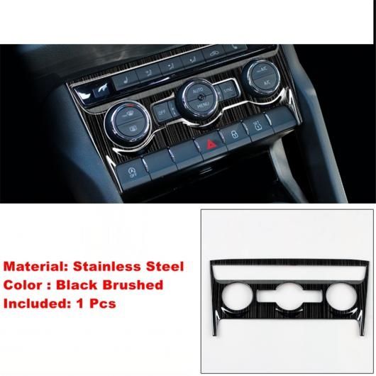ギア シフト ヘッド リフト ボタン エア AC ギア ボックス コントロール パネル カバー トリム 適用: シュコダ コディアック 2017-2022 ブラック模様 タイプB AL-PP-0354 AL