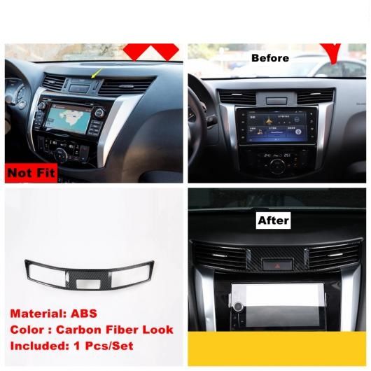 ステアリング ホイール エア AC ハンドル ボウル ライト コントロール ギア パネル カバー トリム 適用: 日産 ナバラ NP300/テラ 2017-2021 アクセサリー タイプN AL-PP-0431 AL