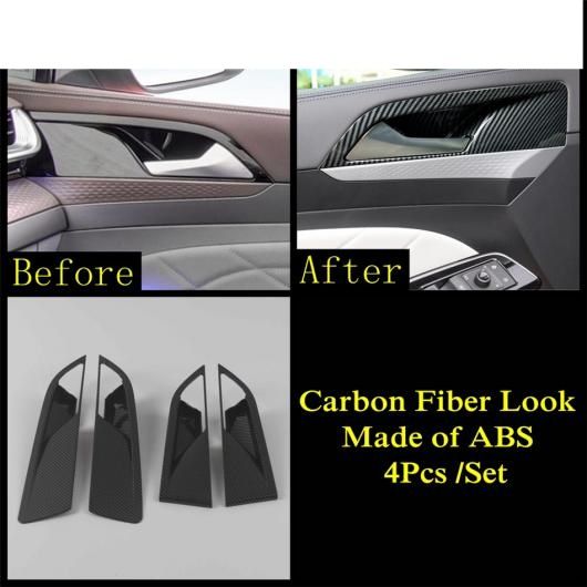 カーボンファイバー インテリア アクセサリー 適用: VW フォルクスワーゲン/VOLKSWAGEN ID.6 ID6 2022 2023 ヘッド ライト アームレスト ウインドウ リフト ステアリング ホイール カバー タイプE AL-PP-0507 ALの通販は