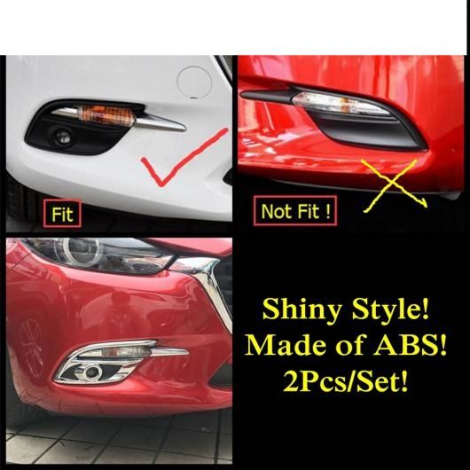 アクセサリー 適用: MAZDA3 2017 2018 フロント リア フォグライト ランプ アイブロー ドア ハンドル バックミラー ミラー カバー トリム エクステリア キット タイプI AL-PP-0660 AL