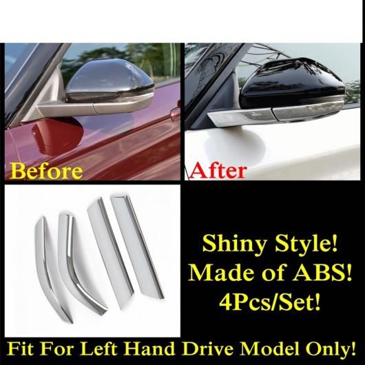 バックミラー ミラー レイン アイブロー キャップ ストリップ カバー トリム 適用: フォード/FORD エクスプローラー 2020-2022 ABS クローム/カーボンファイバー エクステリア アクセサリー タイプE AL-PP-1223 AL